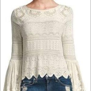 Free People Bell Sleeve One a Upon a Time Blouse